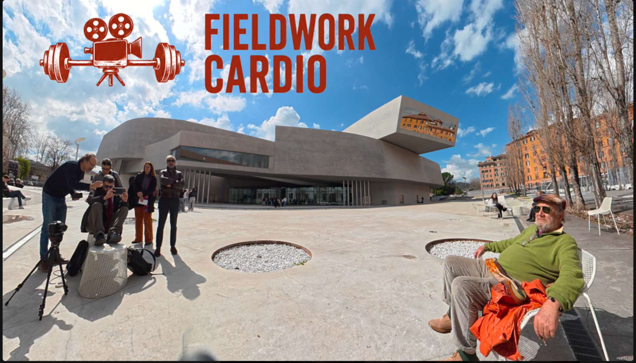 Fieldwork Cardio outside MAXXI in Rome