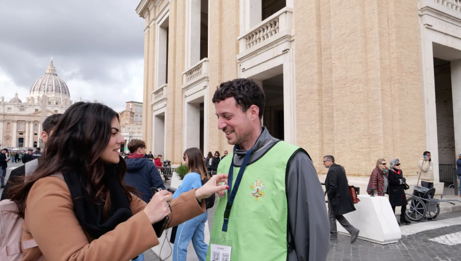 Documentary Gym field interview in Rome